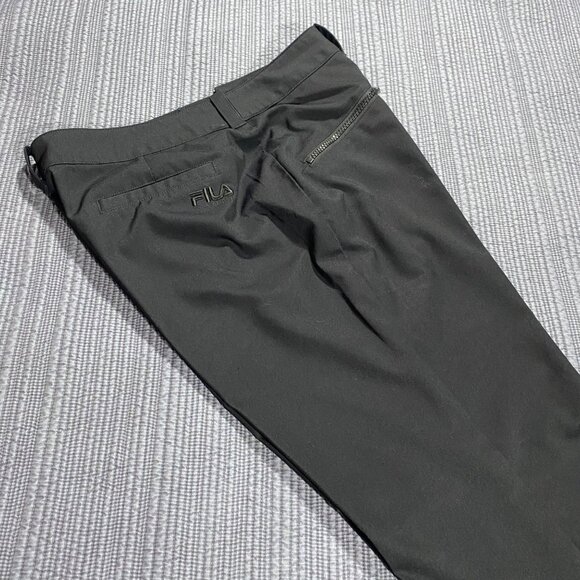 Fila Sport Golf Pants Women's Size 12 Black Quick-Dry - Picture 2 of 8